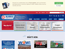 Tablet Screenshot of burrislogistics.com